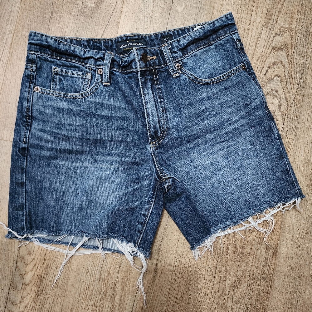 Lucky Brand frayed denim shorts